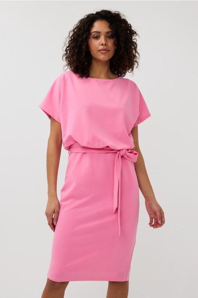 DRESS BATSLEEVE SP25 05011 420 Rose